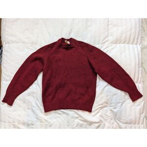 Red Jantzen Sweater 60% Shetland Wool